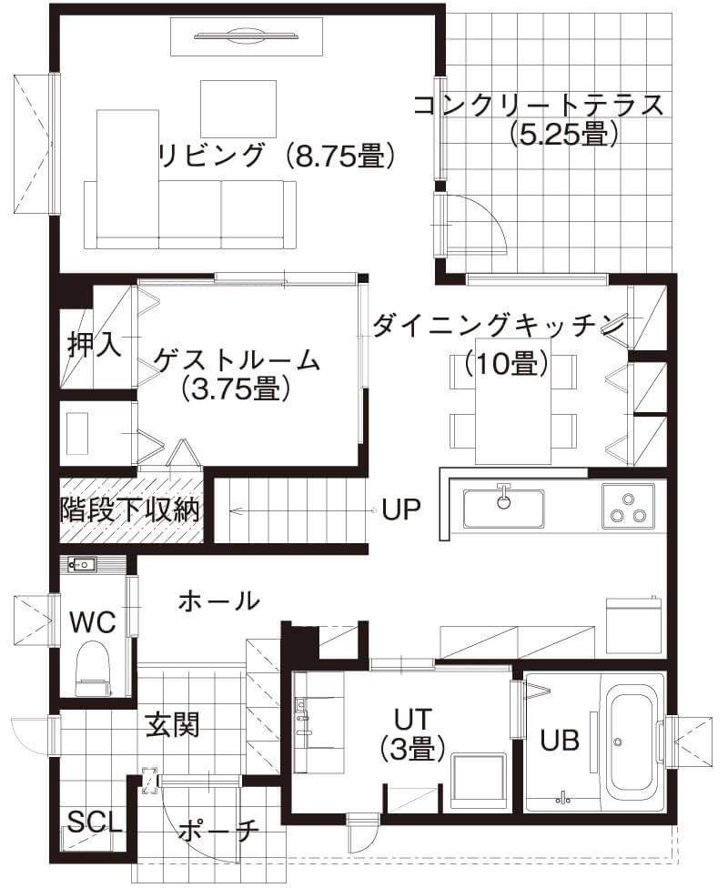 1F平面図