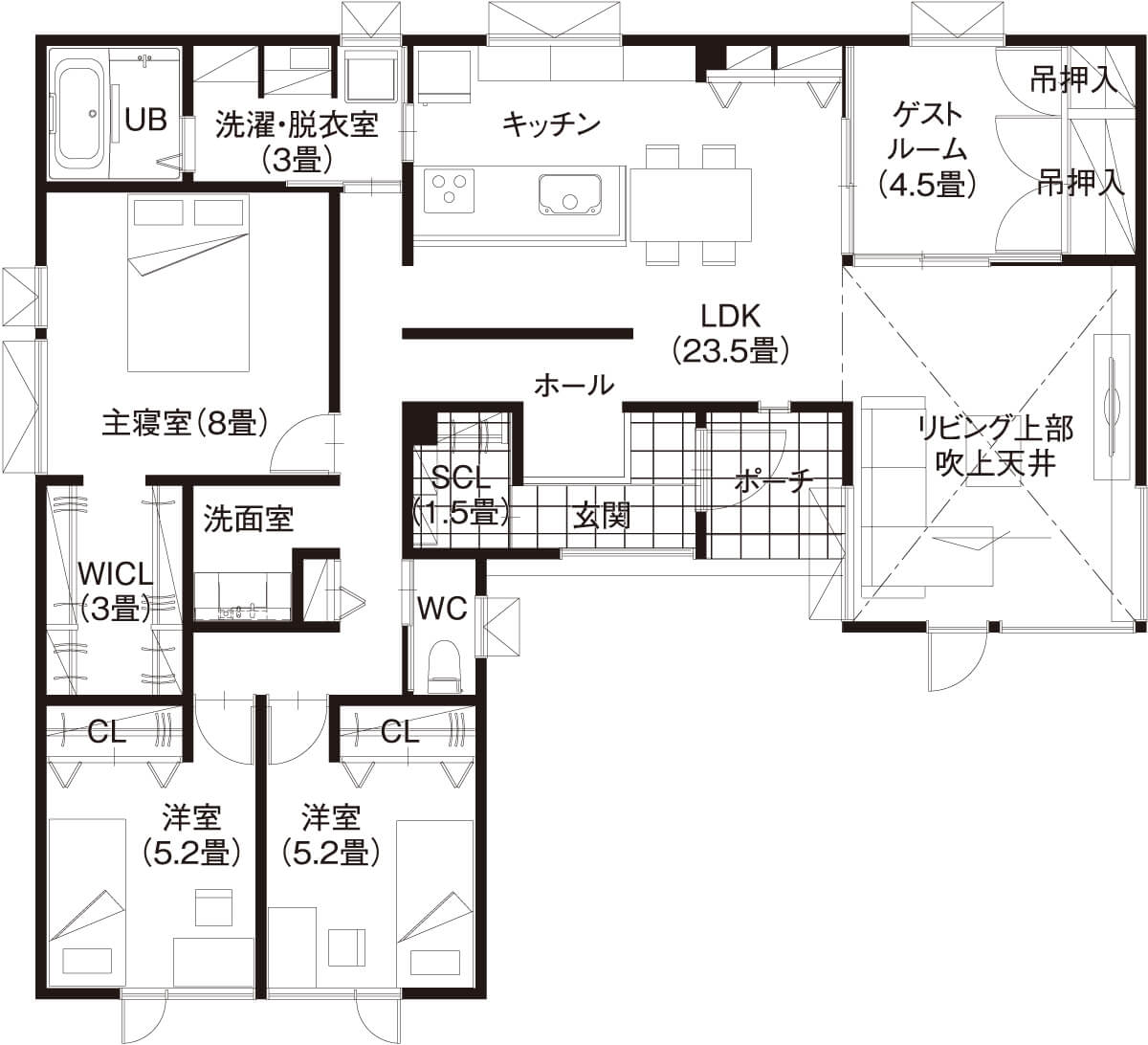 1F平面図