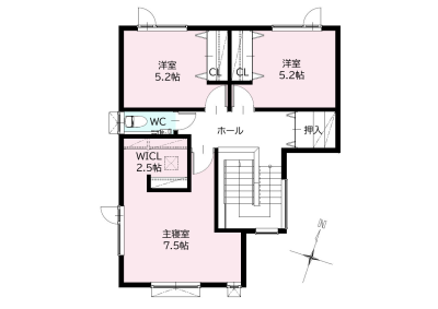 間取図：2階